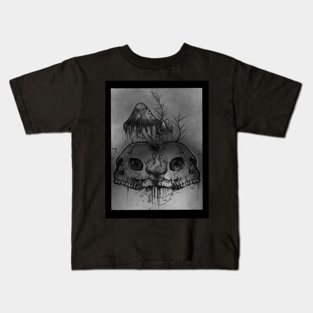 Death & Decay Kids T-Shirt by PanArt